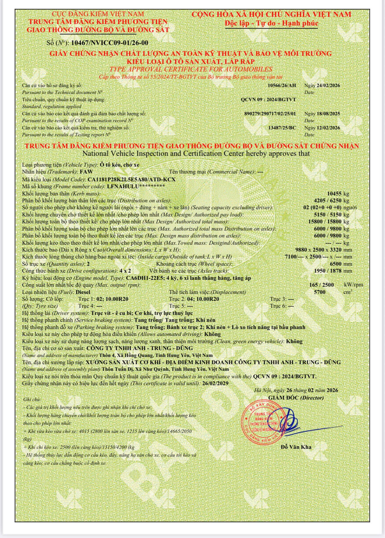 Faw Oto Keo Cho Xe - Anh Trung Dung